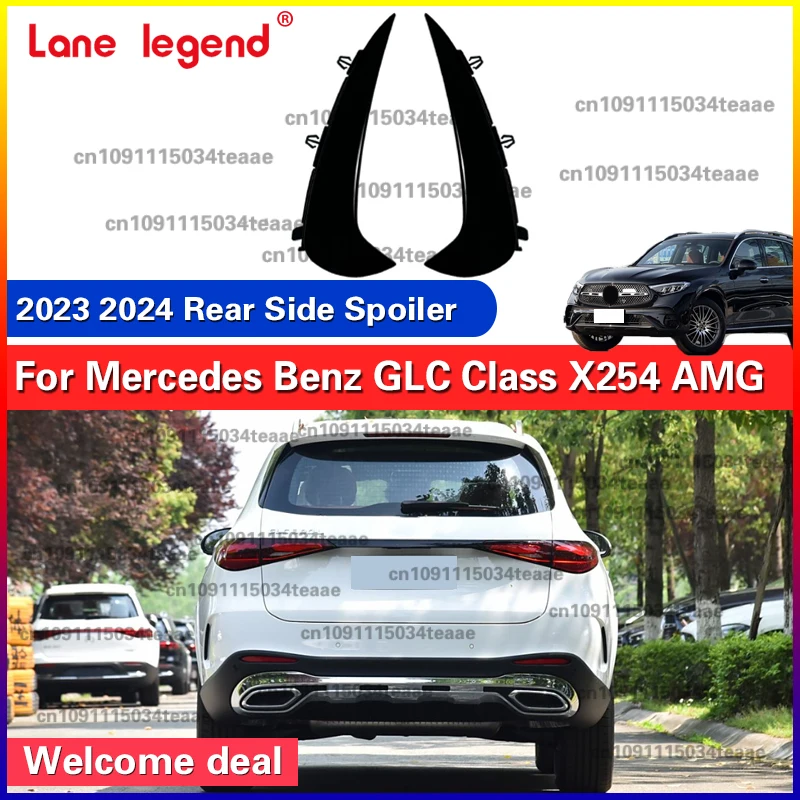 For Mercedes Benz GLC Class X254 AMG 2023 2024 Car Rear Bumper Side Spoiler Trim Cover Sticker Body Kit Rear Side Spoiler Canard
For Mercedes Benz GLC Class X254 AMG 2023 2024 Car Rear Bumper Side Spoiler Trim Cover Sticker Body Kit Rear Side Spoiler Canard