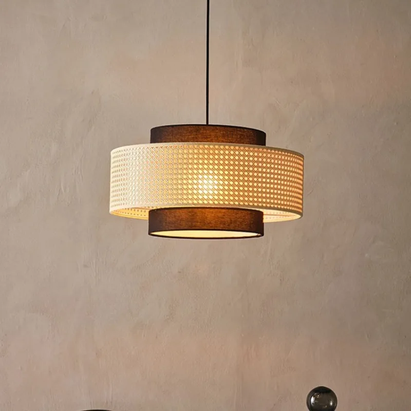 Japanese Retro Rattan Pendant Lights Living Room Restaurant Homestay Tea Zen Room Art Hanging Lamps Indoor Illumination Fixtures
Japanese Retro Rattan Pendant Lights Living Room Restaurant Homestay Tea Zen Room Art Hanging Lamps Indoor Illumination Fixtures