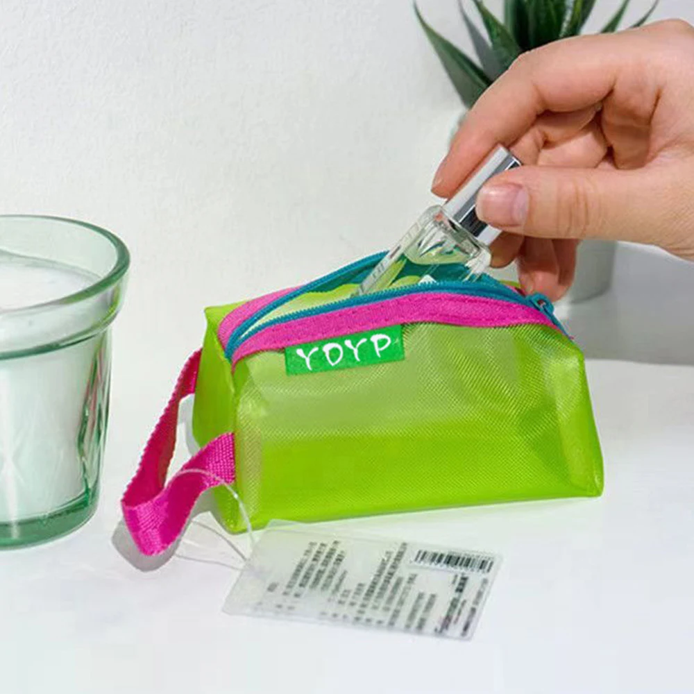 Colorful Mesh Transparent Cosmetic Bags Clear Makeup Bag Portable Travel Toiletry Organizer Case Lipstick Earphone Storage Pouch
Colorful Mesh Transparent Cosmetic Bags Clear Makeup Bag Portable Travel Toiletry Organizer Case Lipstick Earphone Storage Pouch
