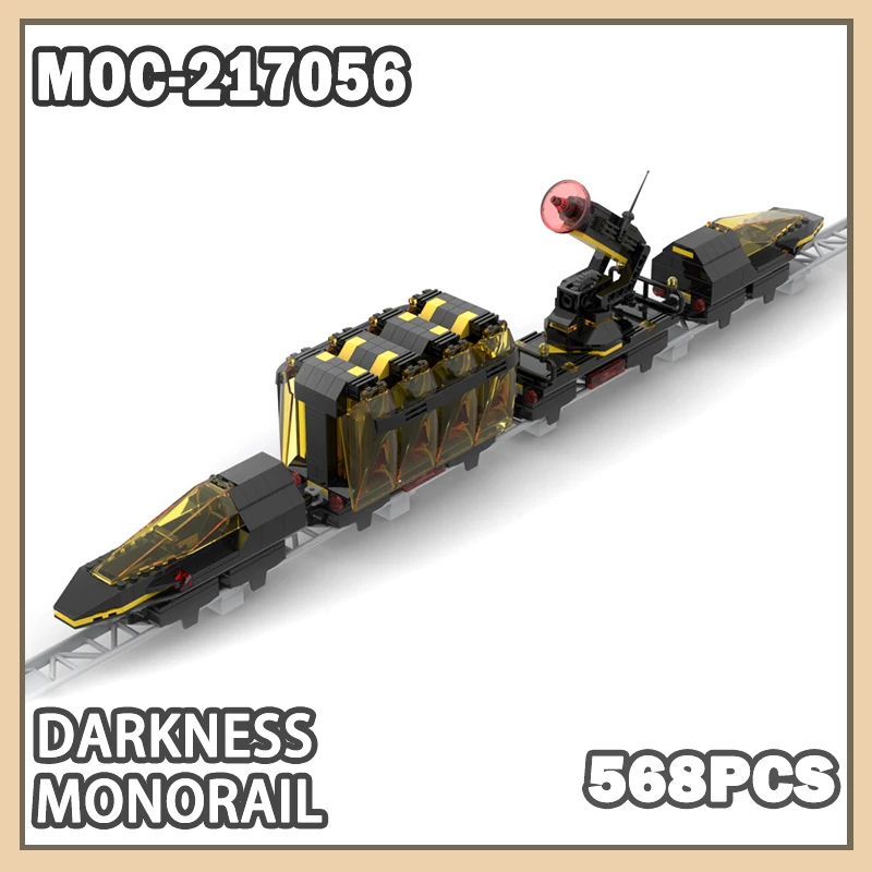 MOC-217056 Darkness Monorail Set Building Block Model Brick Creative Gifts Desktop Decoration Stress-Relief Beginner 568PCS
MOC-217056 Darkness Monorail Set Building Block Model Brick Creative Gifts Desktop Decoration Stress-Relief Beginner 568PCS