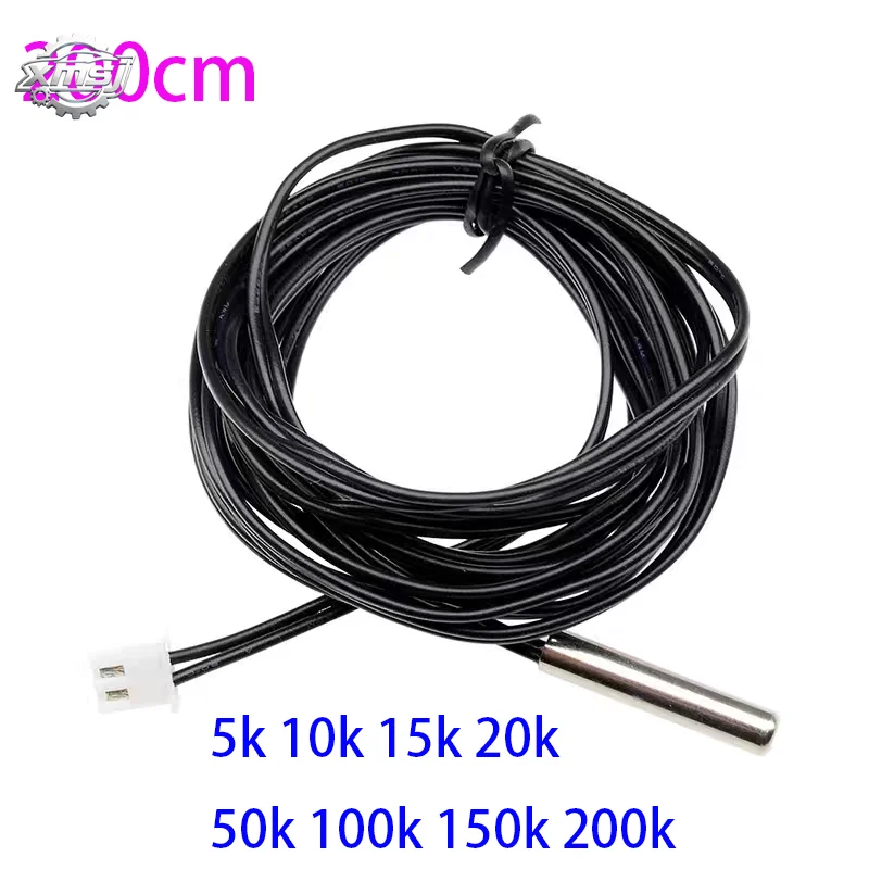 2m Waterproof 5X25 NTC temperature sensor 5K10K15K20K50K100K Thermistor Waterproof Temperature Controller Sensor Probe
2m Waterproof 5X25 NTC temperature sensor 5K10K15K20K50K100K Thermistor Waterproof Temperature Controller Sensor Probe