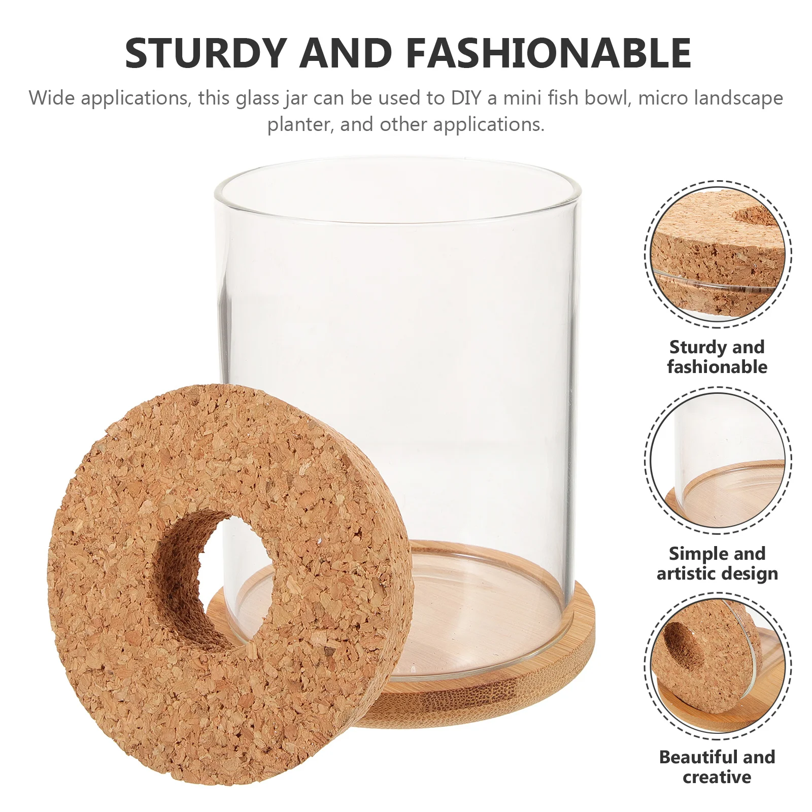 Glass Fish Bowl Micro Landscape Terrarium Small Clear Glass Container Hydroponic Plant Planter for Desktop Office
Glass Fish Bowl Micro Landscape Terrarium Small Clear Glass Container Hydroponic Plant Planter for Desktop Office