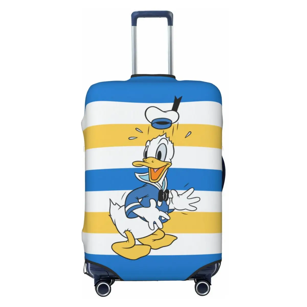 Дорожный чехол для багажа с рисунком Дональда Дака, моющийся чехол для чемодана, подходит для 18-32 дюймов
Дорожный чехол для багажа с рисунком Дональда Дака, моющийся чехол для чемодана, подходит для 18-32 дюймов