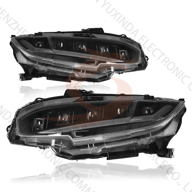 High-Quality Auto Headlight For Honda Civic 10th 2015-2019 2021 LED RGB Front Light Day Time Running Light
High-Quality Auto Headlight For Honda Civic 10th 2015-2019 2021 LED RGB Front Light Day Time Running Light
