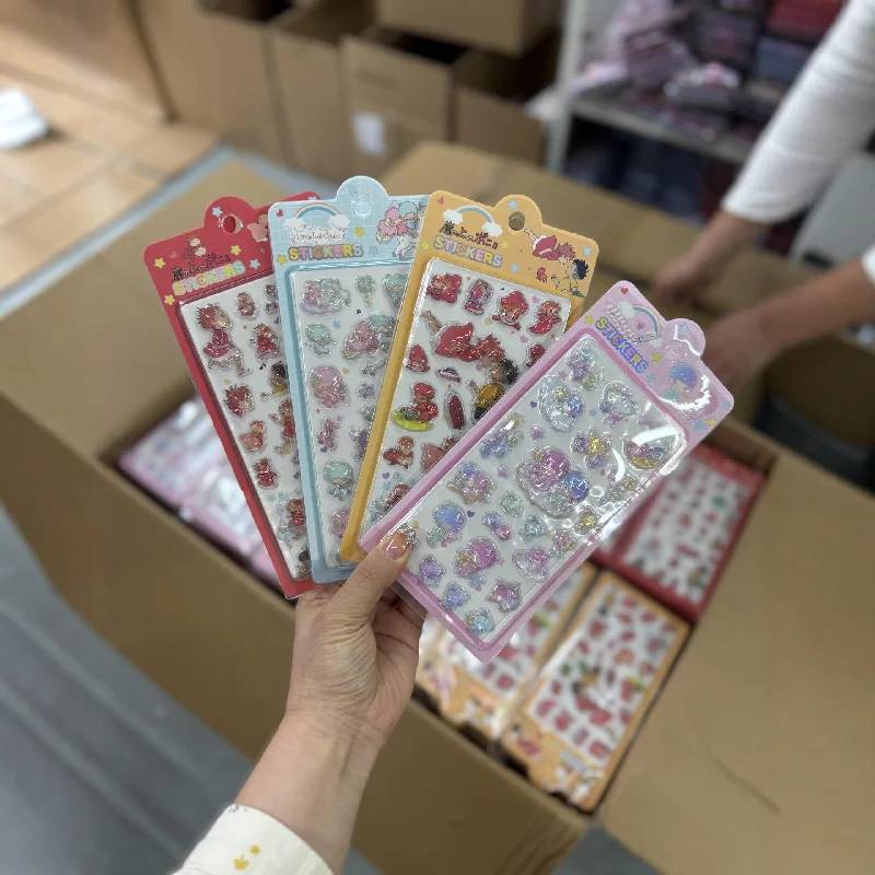 40pcs Little Twin Stars 3d Crystal Stickers Japanese Anime Embossed Scrapbook Journal Decor
40pcs Little Twin Stars 3d Crystal Stickers Japanese Anime Embossed Scrapbook Journal Decor