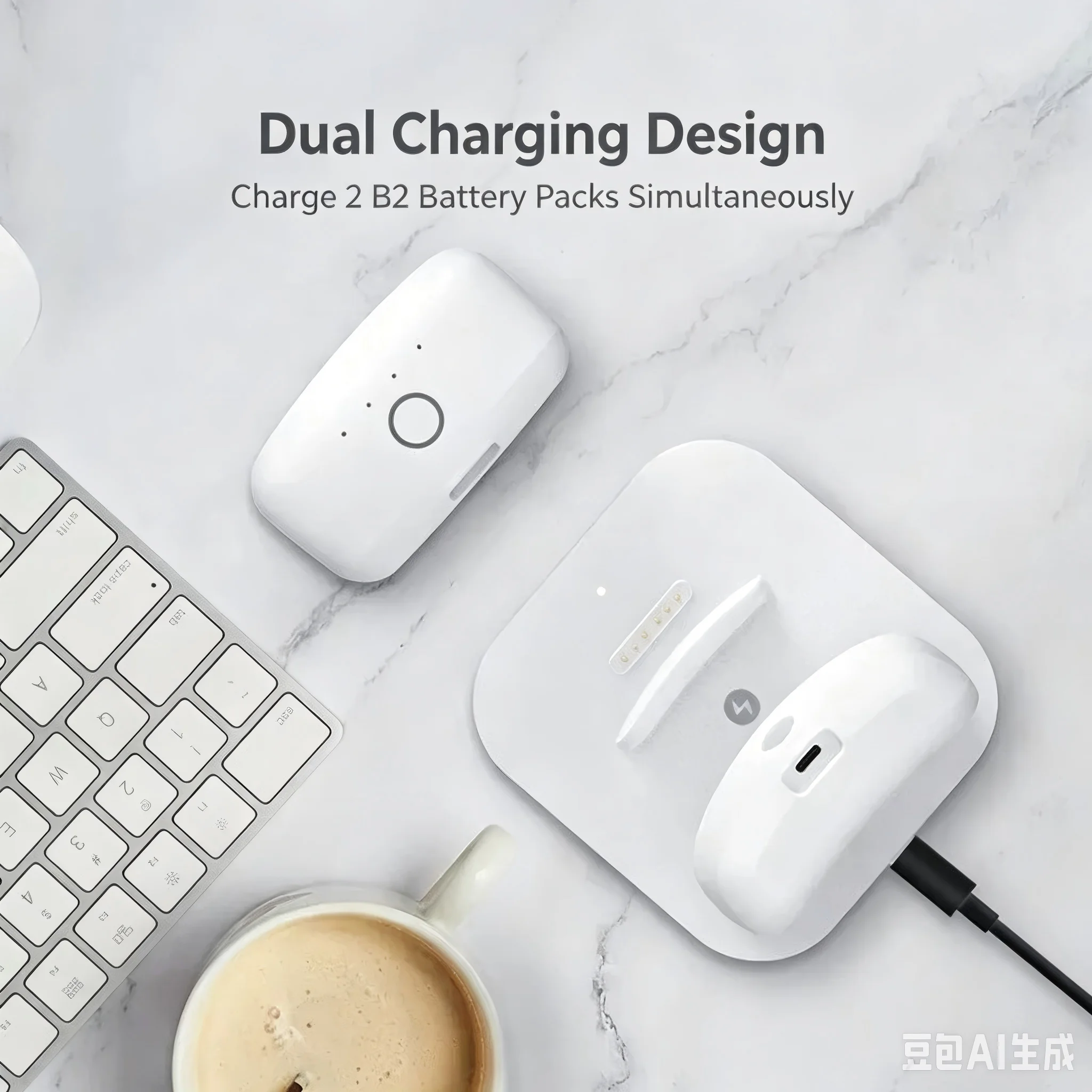 BOBOVR magnetic battery special double charging seat is suitable for B2 battery users who buy M3pro and P4 headbands
BOBOVR magnetic battery special double charging seat is suitable for B2 battery users who buy M3pro and P4 headbands