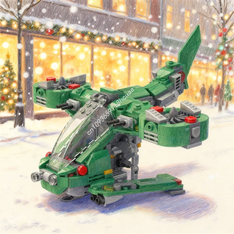 512pcs MOC Halo Hornet Model Building Blocks Architecture Assemble Toy DIY Idea Christmas Gift Brick Kids Creative Education
512pcs MOC Halo Hornet Model Building Blocks Architecture Assemble Toy DIY Idea Christmas Gift Brick Kids Creative Education
