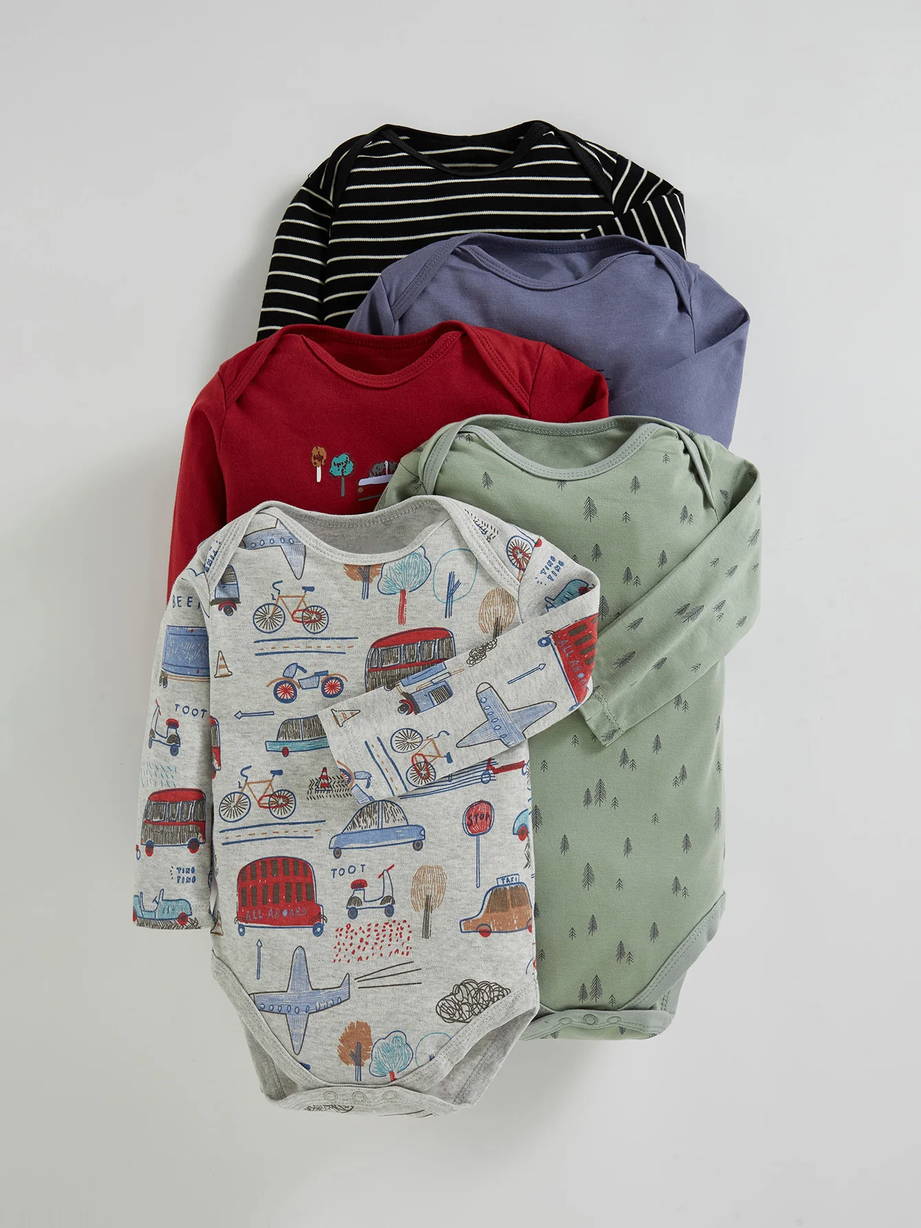 Best Seller 5PCS Baby Boys Cartoon Truck Print Bodysuits 100% Cotton Triangle Rompers 3-24M Long Sleeve Soft Unisex Clothes
Best Seller 5PCS Baby Boys Cartoon Truck Print Bodysuits 100% Cotton Triangle Rompers 3-24M Long Sleeve Soft Unisex Clothes