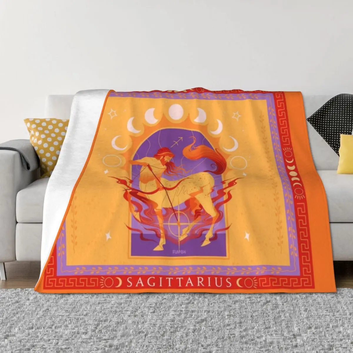 Sagittarius - Ancient Greek Astrology Series Throw Blanket Thin sofa bed Decorative Beds Single Blankets
Sagittarius - Ancient Greek Astrology Series Throw Blanket Thin sofa bed Decorative Beds Single Blankets