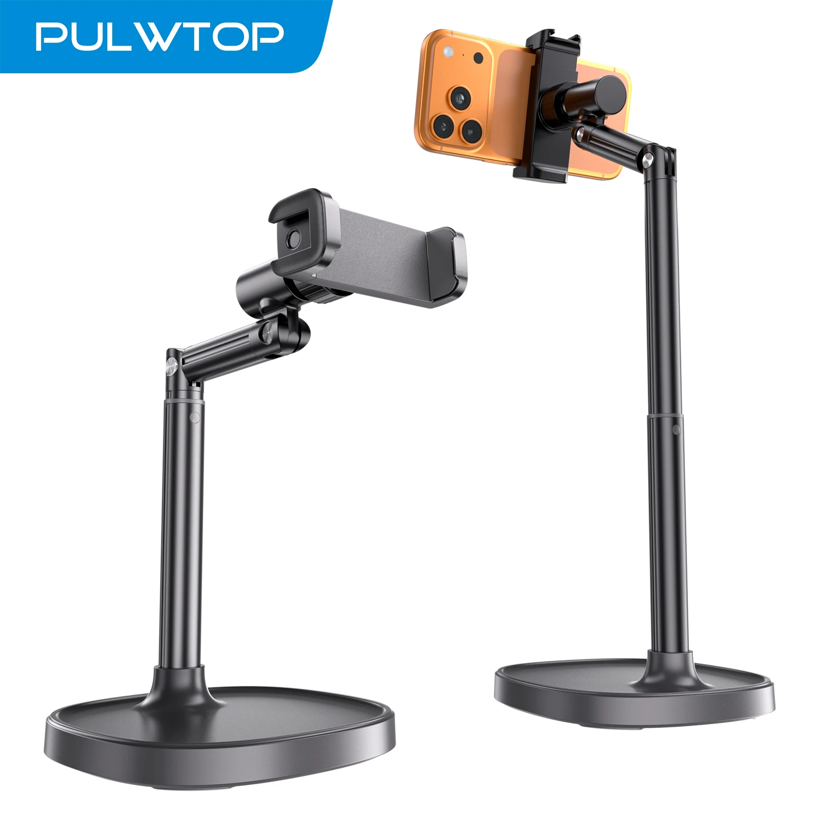 Cell Phone Stand for Desk, Adjustable Angles & Height, Aluminum Phone Holder for iPhone 17/16/15 Pro Max Plus
Cell Phone Stand for Desk, Adjustable Angles & Height, Aluminum Phone Holder for iPhone 17/16/15 Pro Max Plus
