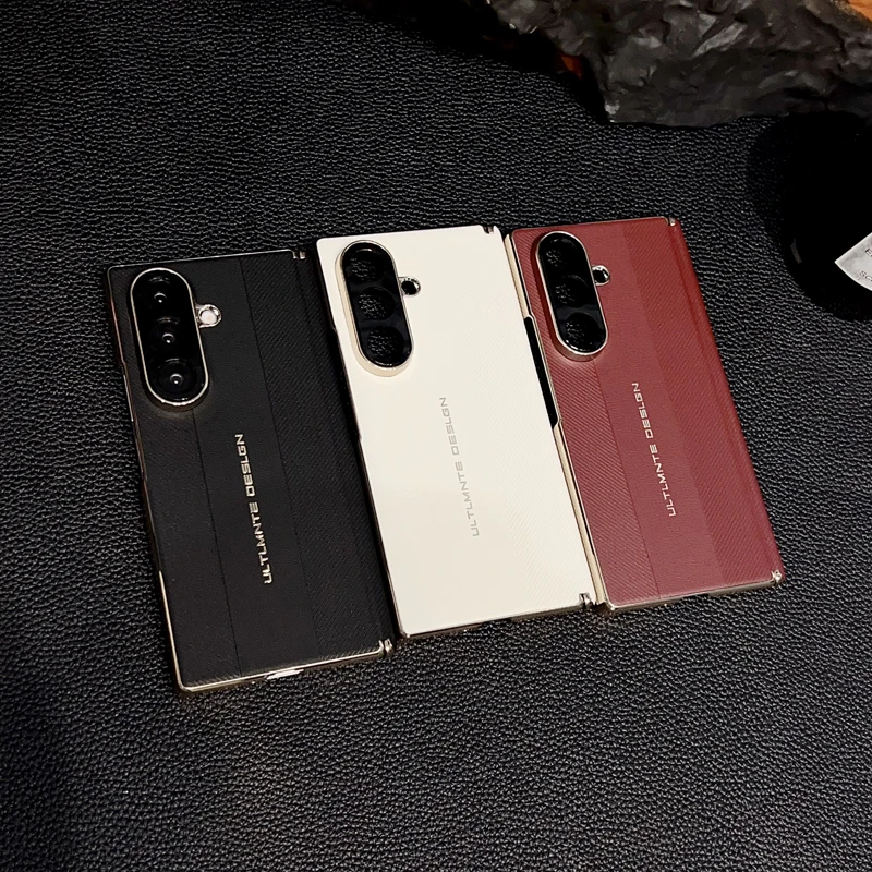 Fo Samsung Galaxy Z Fold 7 W26 Case ELVEV Luxury Stripe Textured PU Leather +PC Anti-Slip Ultra-thin Phone Back Cover
Fo Samsung Galaxy Z Fold 7 W26 Case ELVEV Luxury Stripe Textured PU Leather +PC Anti-Slip Ultra-thin Phone Back Cover