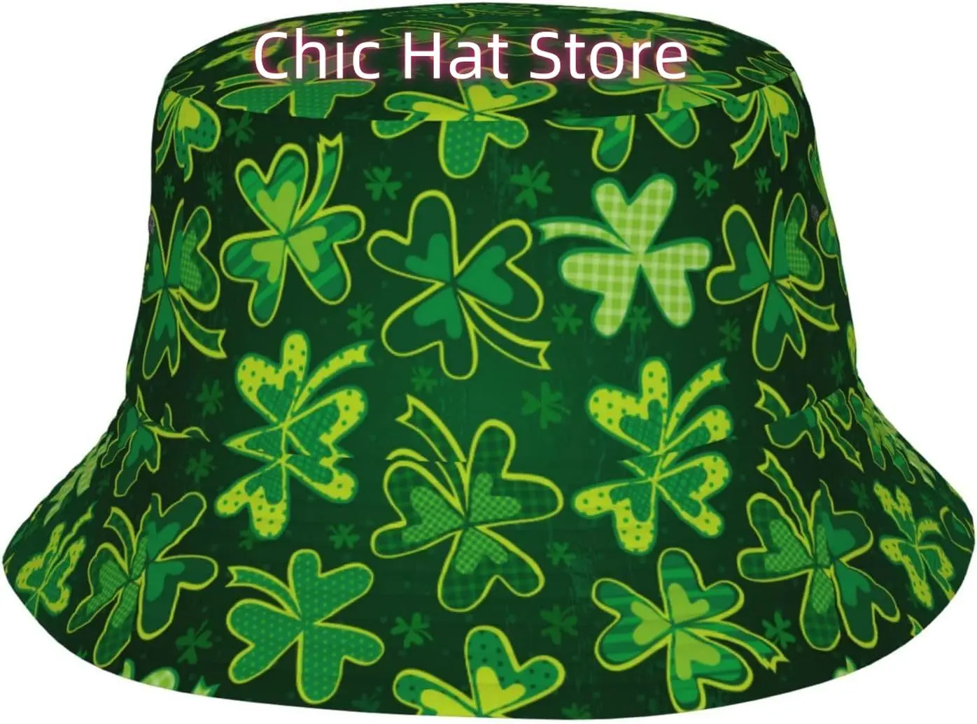 St. Patrick's Day Cute Lucky Shamrock Bucket Hat Summer Travel Beach Sun Hat for Women Men Adults
St. Patrick's Day Cute Lucky Shamrock Bucket Hat Summer Travel Beach Sun Hat for Women Men Adults