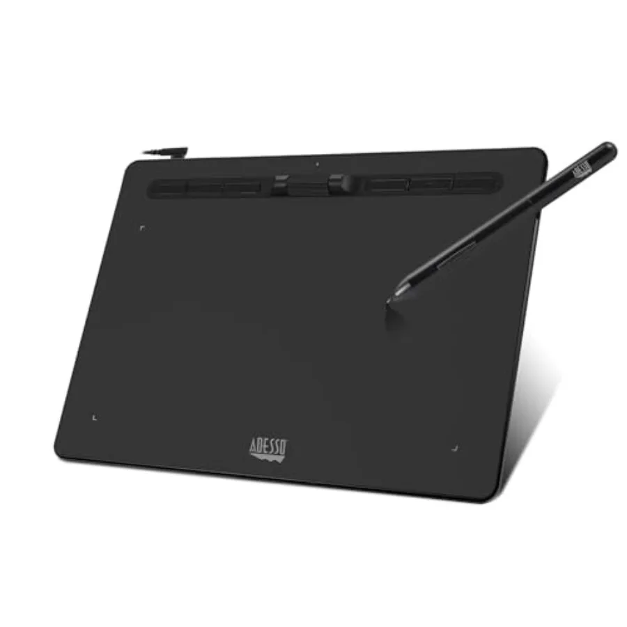 Large Graphics Drawing Tablet Pad for Painting Design Online Teaching 10 x 6 Inch ABS Black 8192 Levels Battery-Free Pen with 6
Large Graphics Drawing Tablet Pad for Painting Design Online Teaching 10 x 6 Inch ABS Black 8192 Levels Battery-Free Pen with 6
