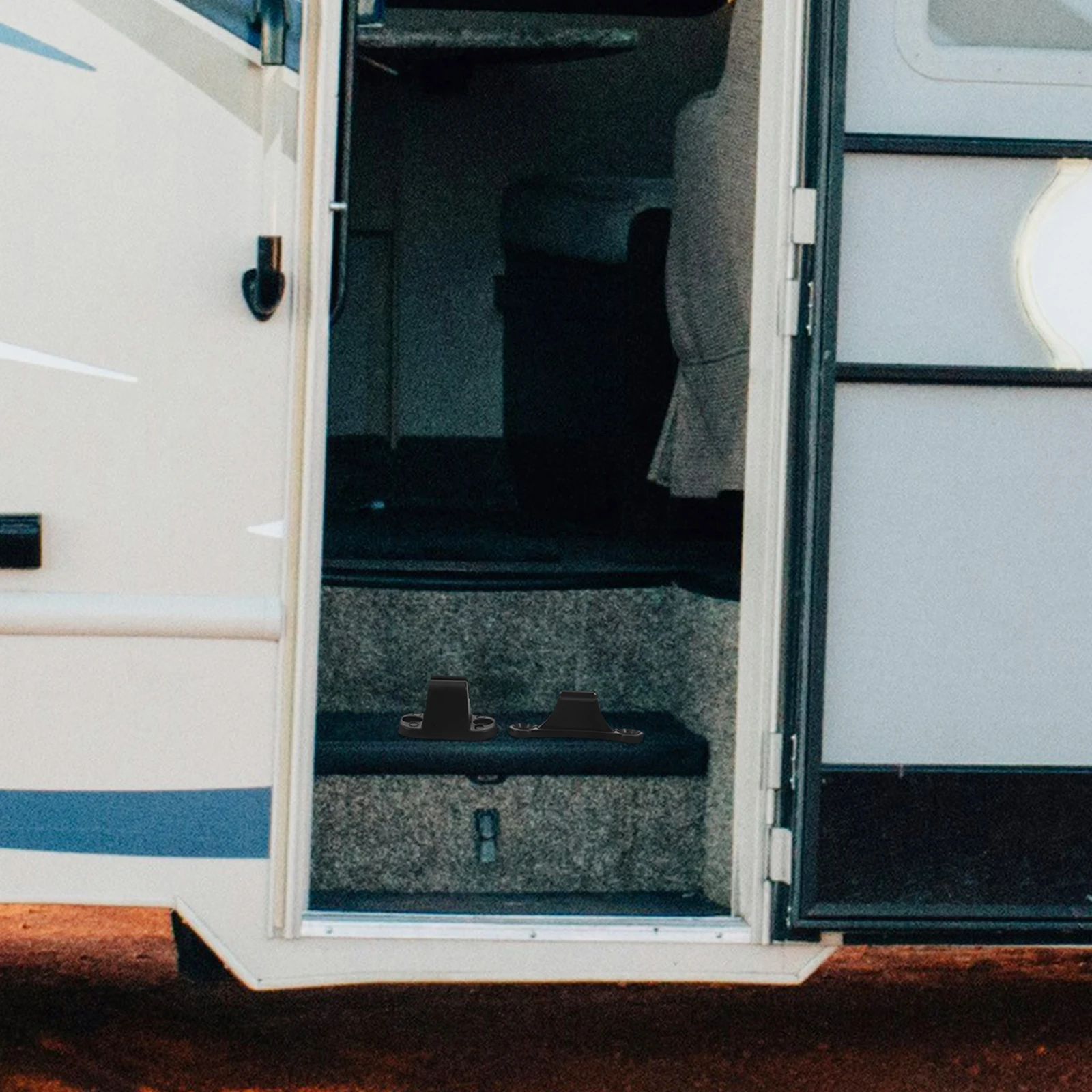 Black RV Door Retainer Accessories Sturdy Camper Exterior Hold Catcher Various Models Enhance Functionality Practicality
Black RV Door Retainer Accessories Sturdy Camper Exterior Hold Catcher Various Models Enhance Functionality Practicality