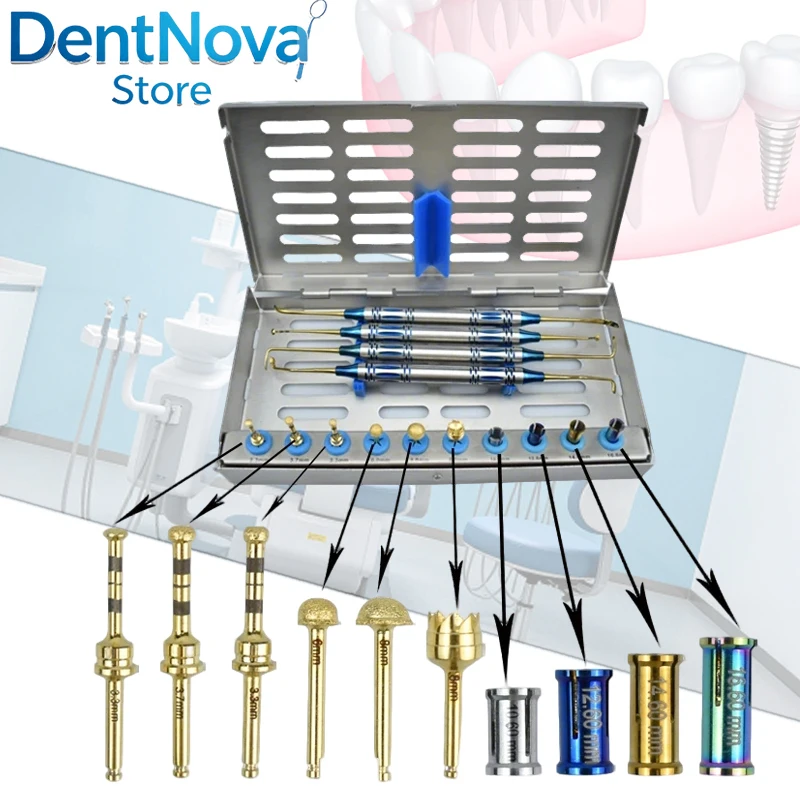 Dental Sinus Elevation Kit Implant Drills & Stoppers Periosteal Separator Plant External Lifting Drill Surgical Instruments
Dental Sinus Elevation Kit Implant Drills & Stoppers Periosteal Separator Plant External Lifting Drill Surgical Instruments
