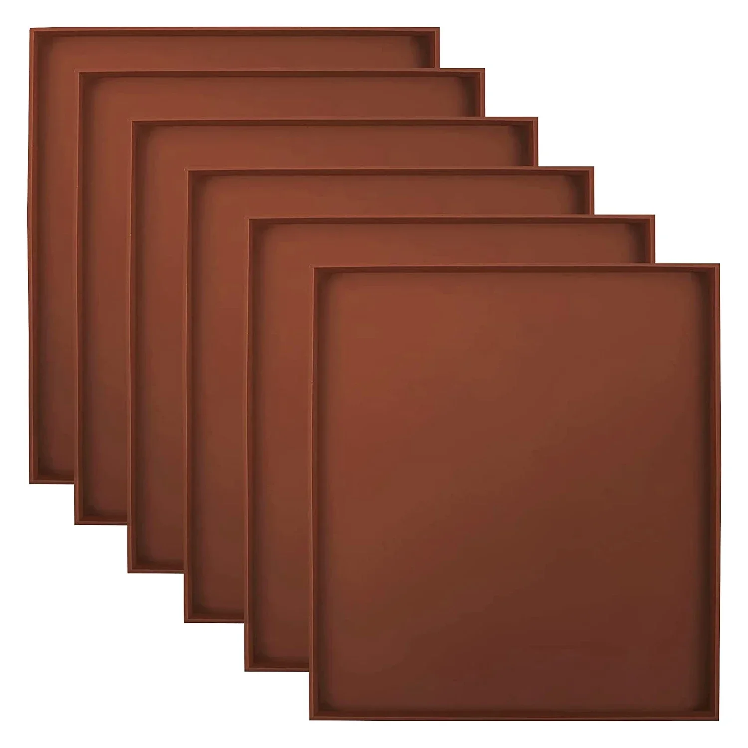 6 Pack Silicone Dehydrator Sheets Non Stick Square Edge Dehydrator Trays for Meat Vegetables Fruit Food Dryer Mat
6 Pack Silicone Dehydrator Sheets Non Stick Square Edge Dehydrator Trays for Meat Vegetables Fruit Food Dryer Mat