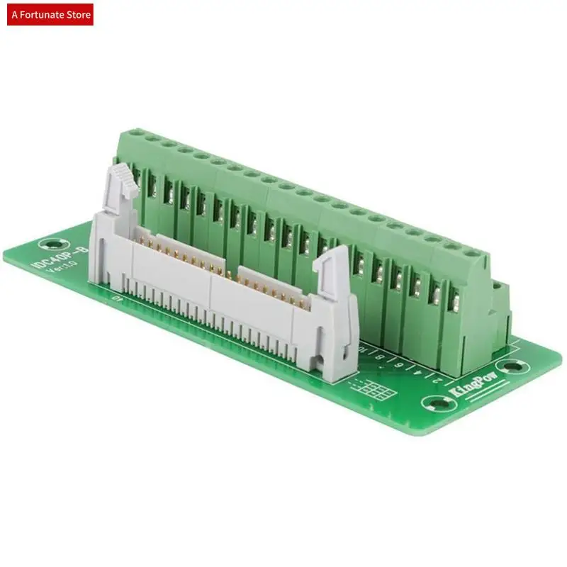 5X IDC40P 40Pin Connector Strip Breakout Board Terminal Block Plug PLC Interface With Bracket, For PLC, DIN Rail Mount-A78G
5X IDC40P 40Pin Connector Strip Breakout Board Terminal Block Plug PLC Interface With Bracket, For PLC, DIN Rail Mount-A78G