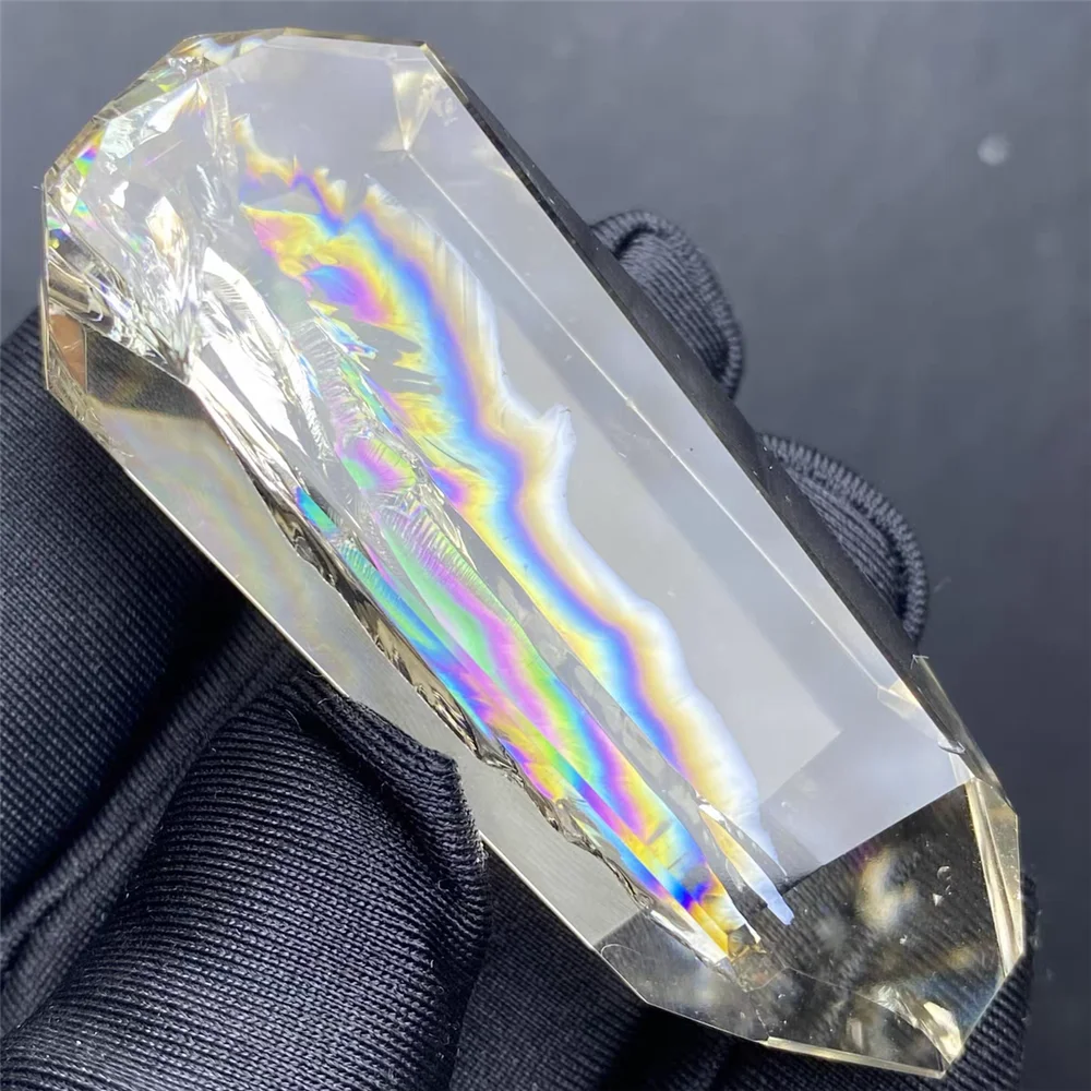 Natural White Quartz Pendant Necklace 60x24mm Faceted White Quartz Jewelry Beads Women Men Rainbow Brazil AAAAAA
Natural White Quartz Pendant Necklace 60x24mm Faceted White Quartz Jewelry Beads Women Men Rainbow Brazil AAAAAA