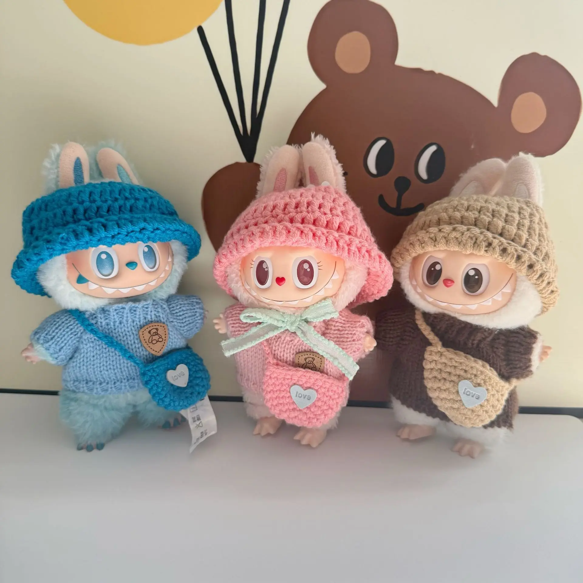 1st-3rd Gen Labubu Clothes 1st-3rd Gen Labubu Keychain Clothes LABUBU Outfit Japanese-style Handmade Brown-gray Suit
1st-3rd Gen Labubu Clothes 1st-3rd Gen Labubu Keychain Clothes LABUBU Outfit Japanese-style Handmade Brown-gray Suit
