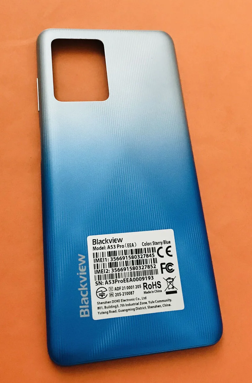 Оригинальный задний чехол для аккумулятора для Blackview A53 Pro Helio G35 Octa Core 6,5 дюймов HD +
Оригинальный задний чехол для аккумулятора для Blackview A53 Pro Helio G35 Octa Core 6,5 дюймов HD +