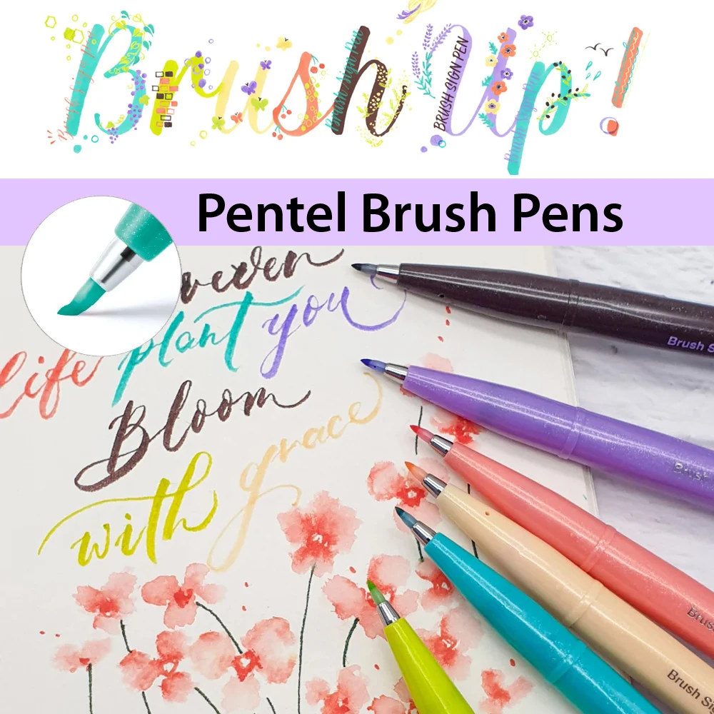 Pentel Brush Sign Pen SES15C – Soft Brush Tip for Smooth Calligraphy, Journaling & Creative Art
Pentel Brush Sign Pen SES15C – Soft Brush Tip for Smooth Calligraphy, Journaling & Creative Art