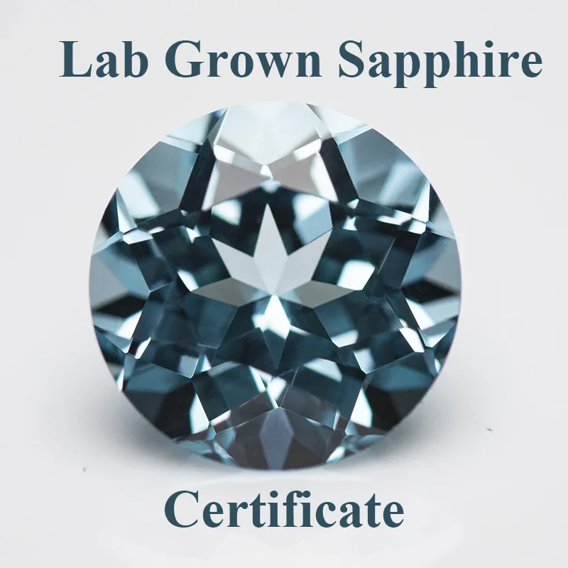 Lab Grown Sapphire Aquamarine Color Round Shape Charm Bead for Diy Jewelry Making Pendant Materials Selectable AGL Certificate
Lab Grown Sapphire Aquamarine Color Round Shape Charm Bead for Diy Jewelry Making Pendant Materials Selectable AGL Certificate