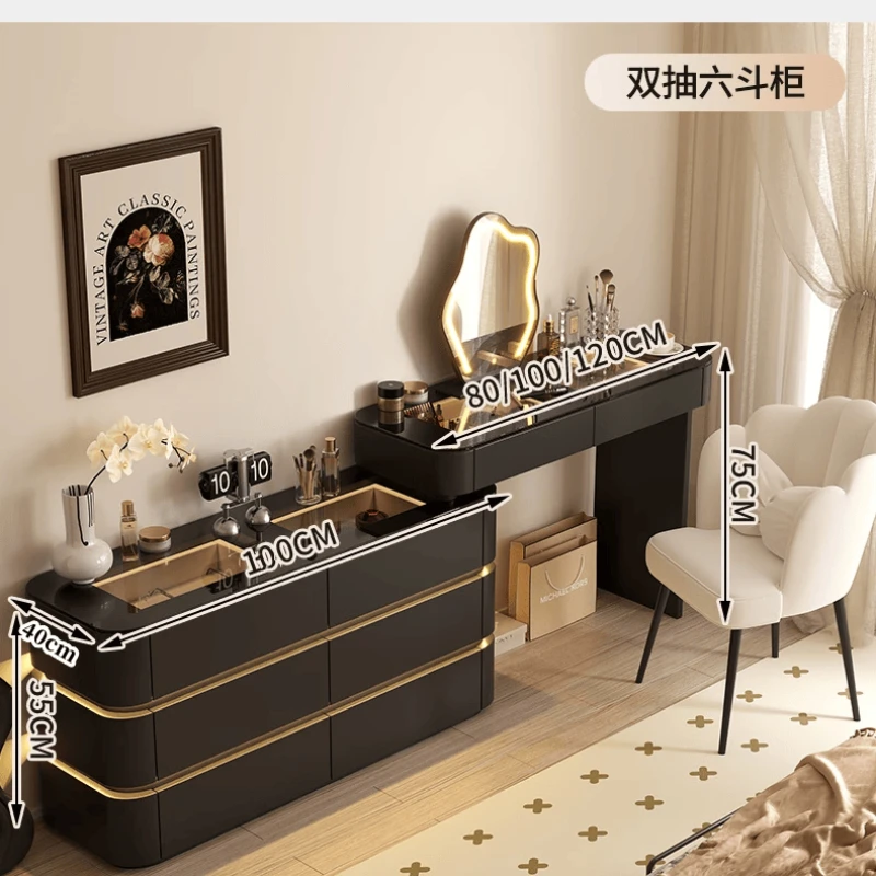 Solid wood dresser, bedroom simple modern small cream bed
Solid wood dresser, bedroom simple modern small cream bed