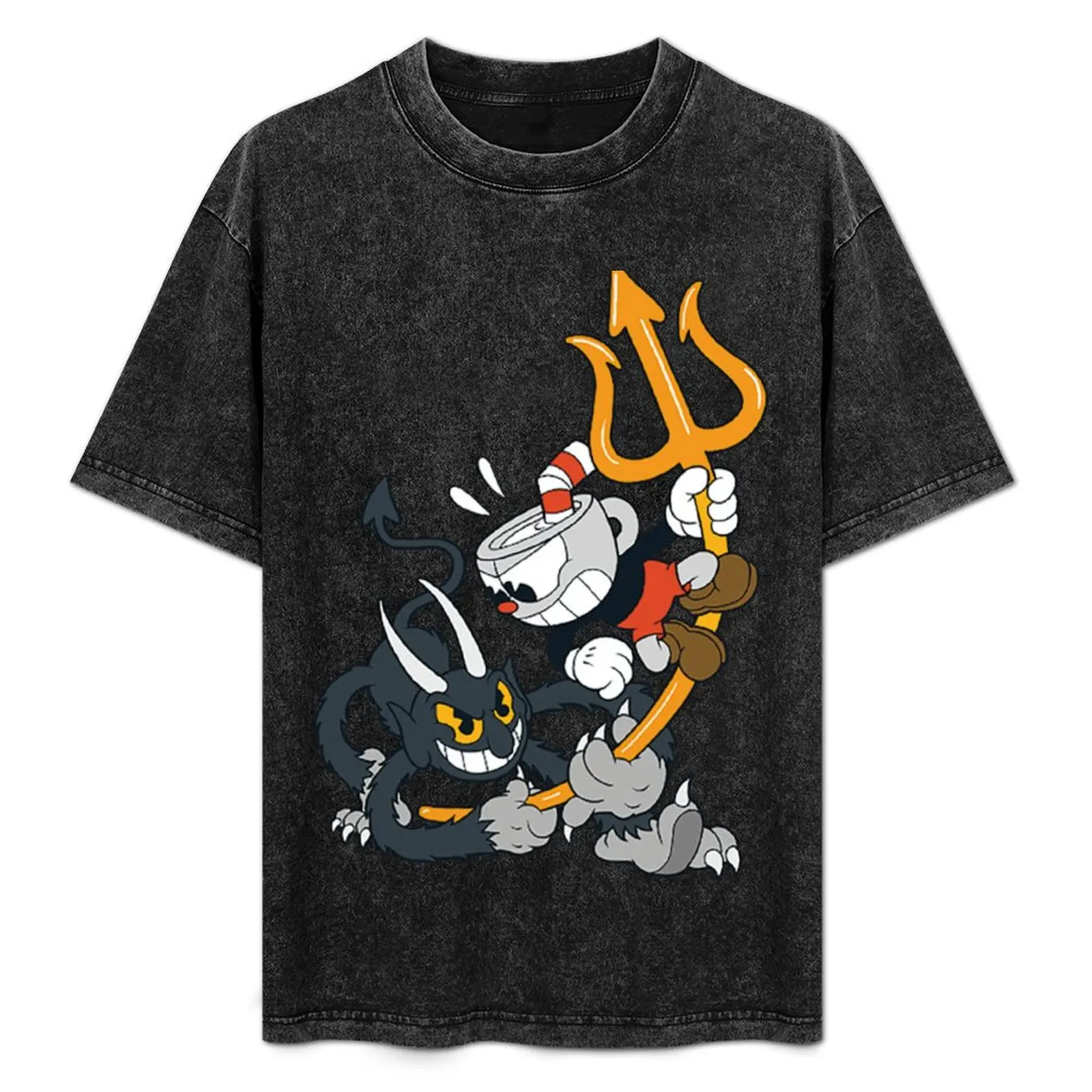 Cuphead _amp_ Devil T-Shirt Heavy Duty Casual Work Tee
Cuphead _amp_ Devil T-Shirt Heavy Duty Casual Work Tee
