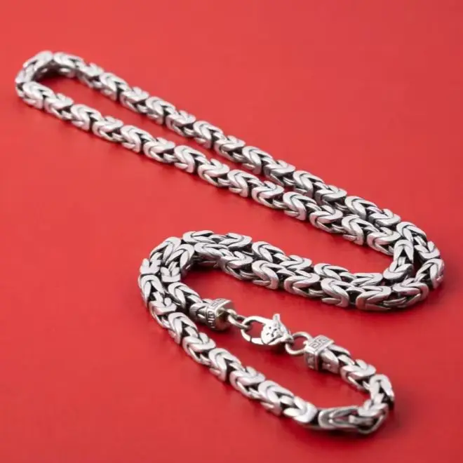 Thai Silver Craft Safety Pattern S925 Pure Silver Male Personality Diamond pestle Button Head Safety Pattern Necklace Trendy Ret
Thai Silver Craft Safety Pattern S925 Pure Silver Male Personality Diamond pestle Button Head Safety Pattern Necklace Trendy Ret