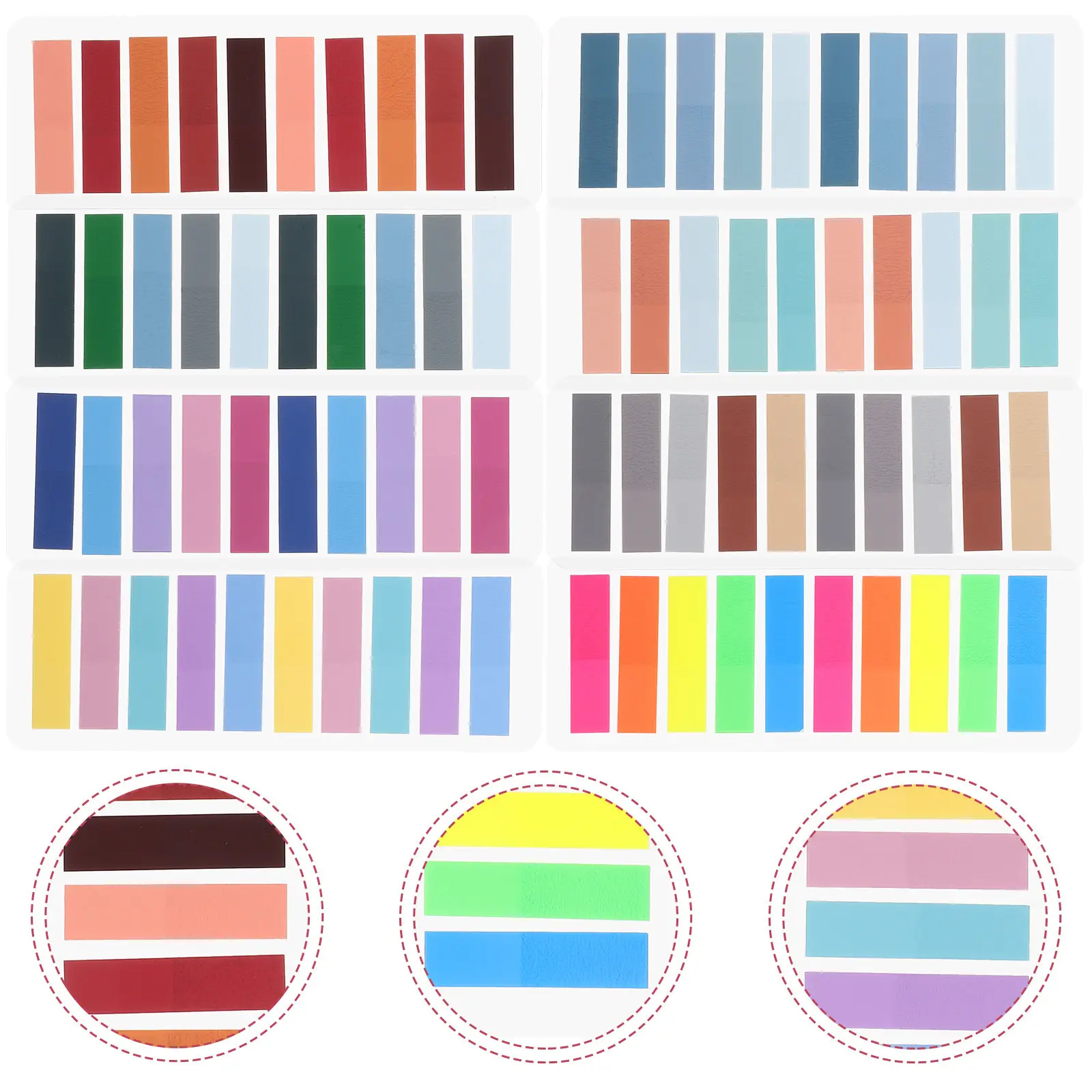 1600Pcs Professional Highlight Strips Colored Book Tabs Sticky Index Tabs for Notes Files Teachers Students Portable Page
1600Pcs Professional Highlight Strips Colored Book Tabs Sticky Index Tabs for Notes Files Teachers Students Portable Page