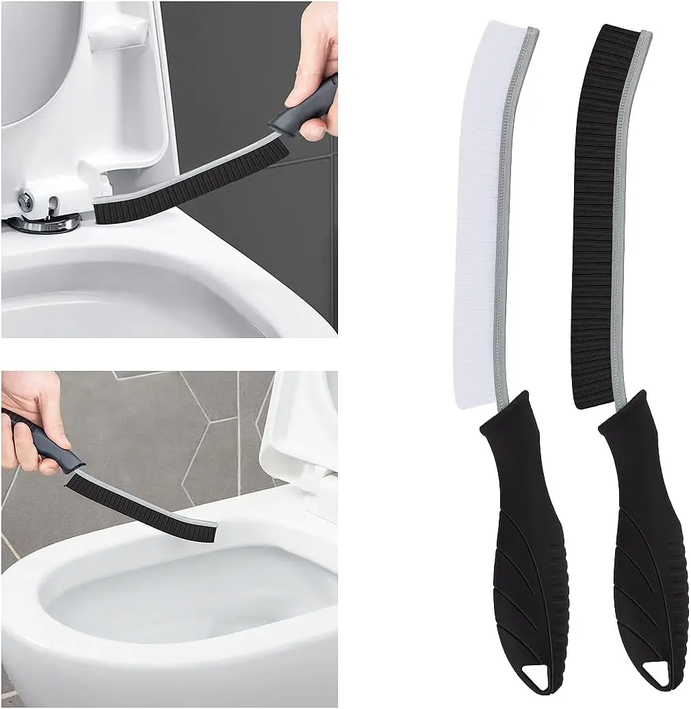 2-Pack Toilet Brush Set, Hard Bristle Crevice Cleaner for Bathroom, Sink, Tub, Tile, Gap Scrub with Hanging Hole
2-Pack Toilet Brush Set, Hard Bristle Crevice Cleaner for Bathroom, Sink, Tub, Tile, Gap Scrub with Hanging Hole