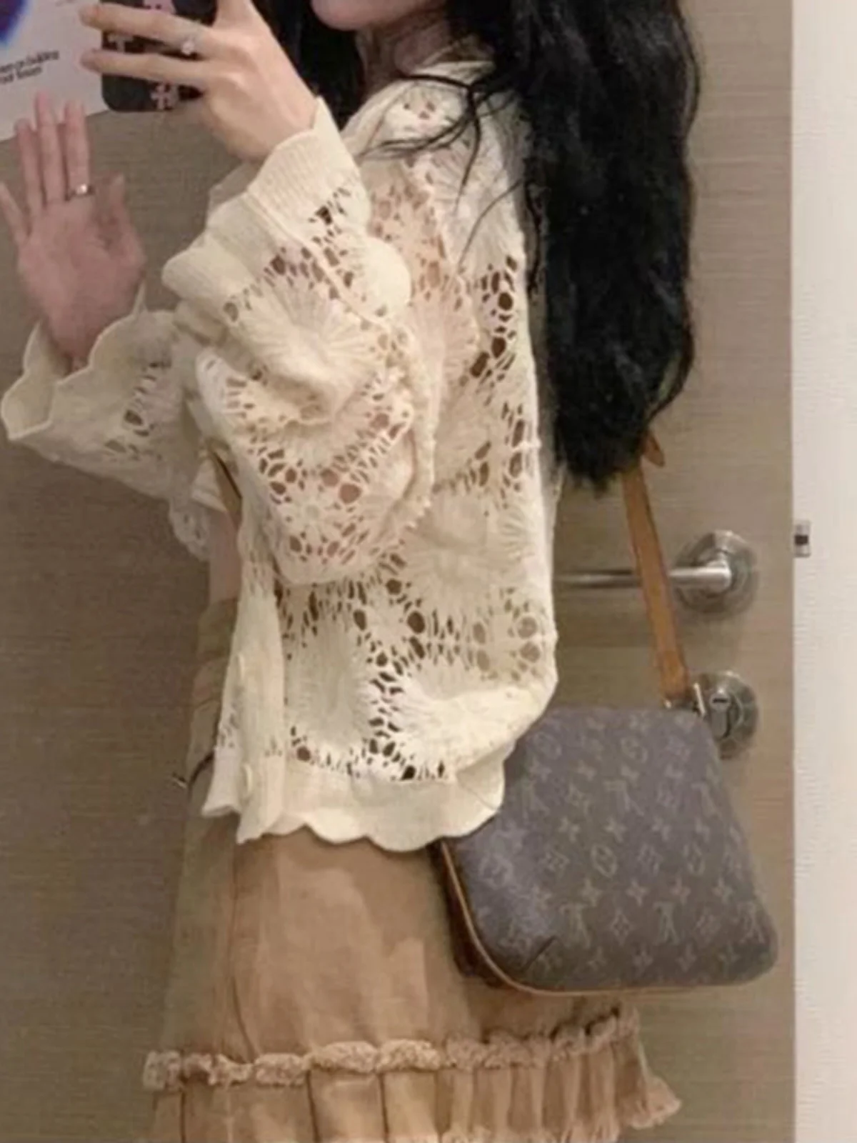 Летний вязаный кардиган в стиле ковбойской моды для миллениалов, с ажурной вязкой, для защиты от солнца и кондиционирования воздуха
Летний вязаный кардиган в стиле ковбойской моды для миллениалов, с ажурной вязкой, для защиты от солнца и кондиционирования воздуха