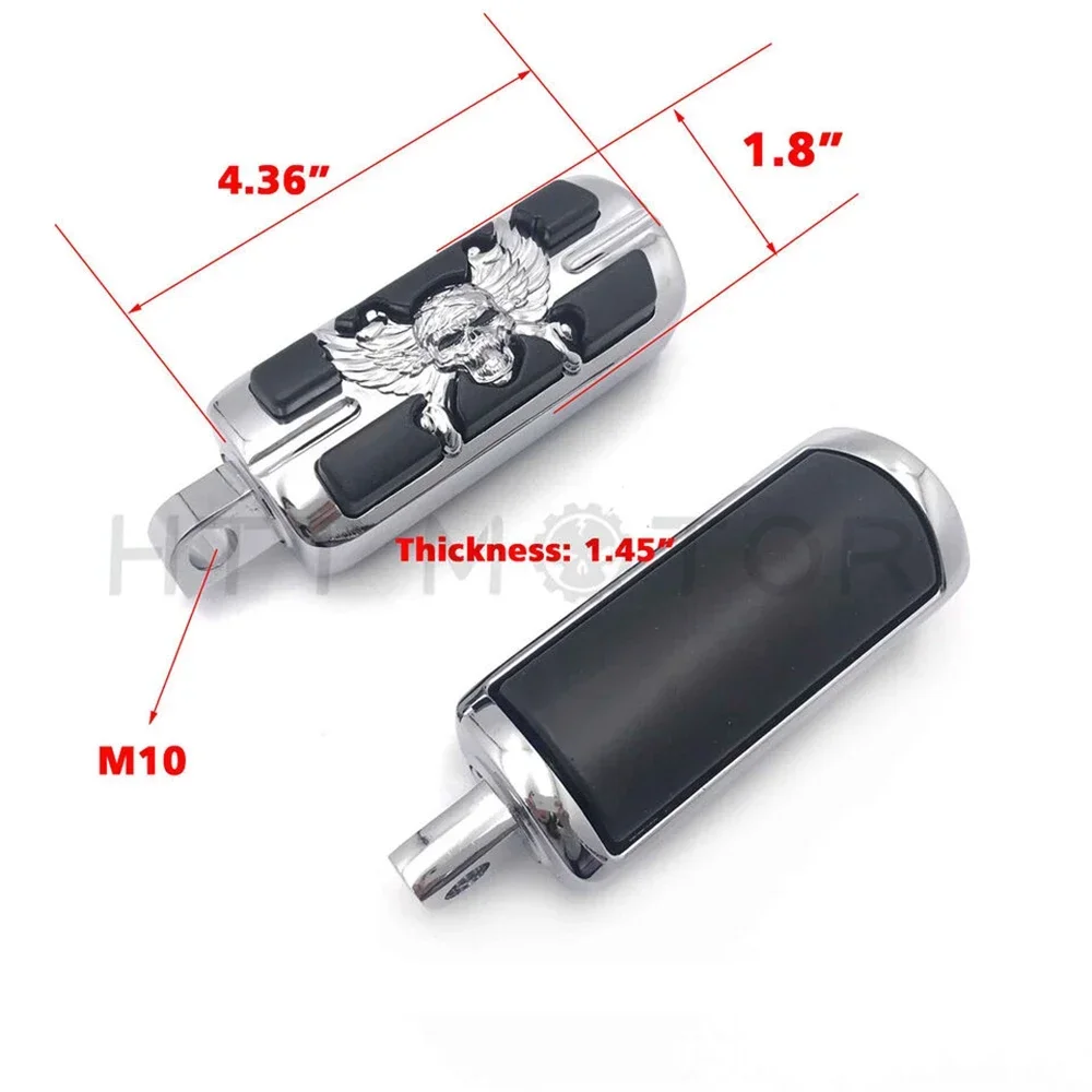 Wing Zombie Skull Male Mount Footrests for Harley Davidson Softail Dyna with Male Mount Style Aftermarket Motorcycle Parts
Wing Zombie Skull Male Mount Footrests for Harley Davidson Softail Dyna with Male Mount Style Aftermarket Motorcycle Parts