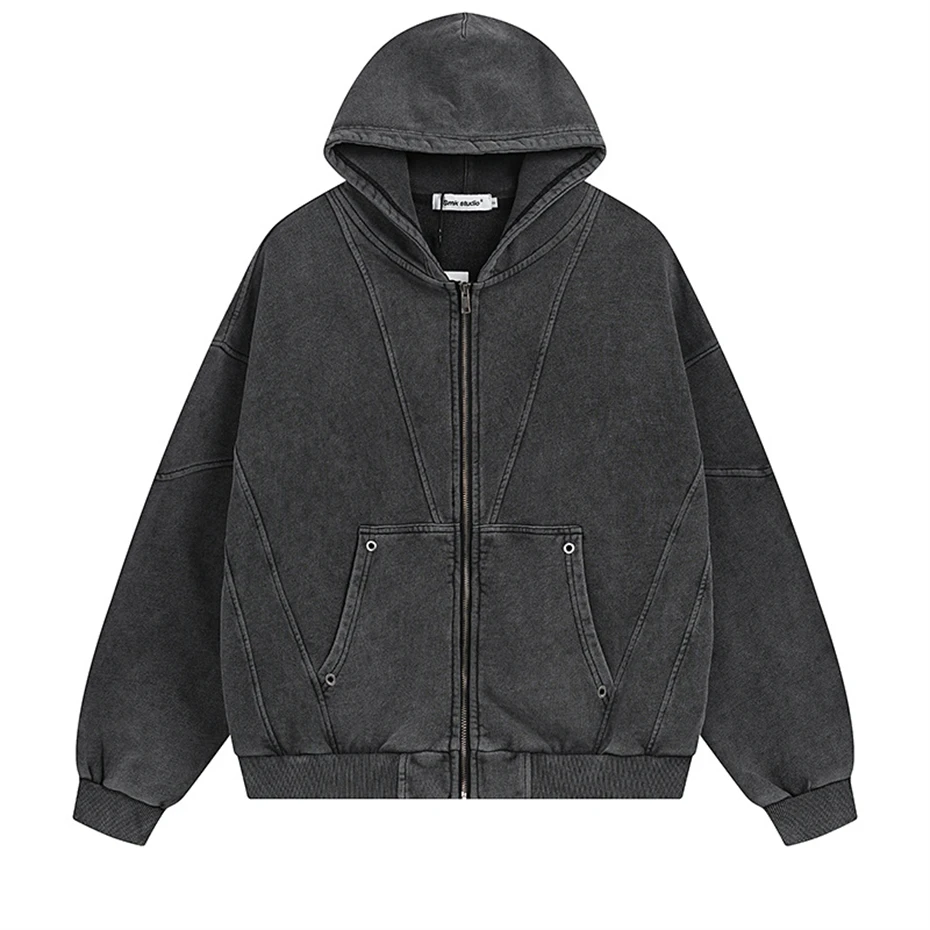 Mens Hip Hop Jackets Hoodies Y2k Patchwork Hooded Jacket Men 2025 Spring New Oversized Streetwear Harajuku Fashion Black Coats
Mens Hip Hop Jackets Hoodies Y2k Patchwork Hooded Jacket Men 2025 Spring New Oversized Streetwear Harajuku Fashion Black Coats