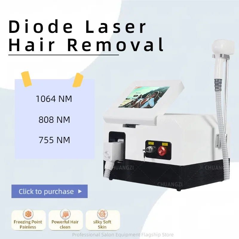 3 Wavelength High Power Alexandrite 755nm 808nm 1064nm Diode Laser Hair Removal Machine Factory Customized
3 Wavelength High Power Alexandrite 755nm 808nm 1064nm Diode Laser Hair Removal Machine Factory Customized