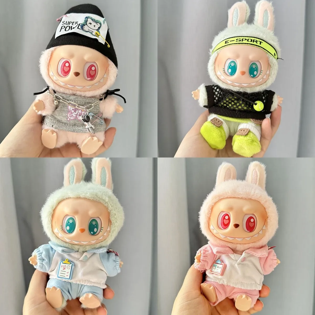 Cute Mini Plush Doll'S Clothes Fashion Clothes For Korea Kpop Exo 17cm Labubu II Idol Dolls DIY Gifts Sitting Party Clothing
Cute Mini Plush Doll'S Clothes Fashion Clothes For Korea Kpop Exo 17cm Labubu II Idol Dolls DIY Gifts Sitting Party Clothing