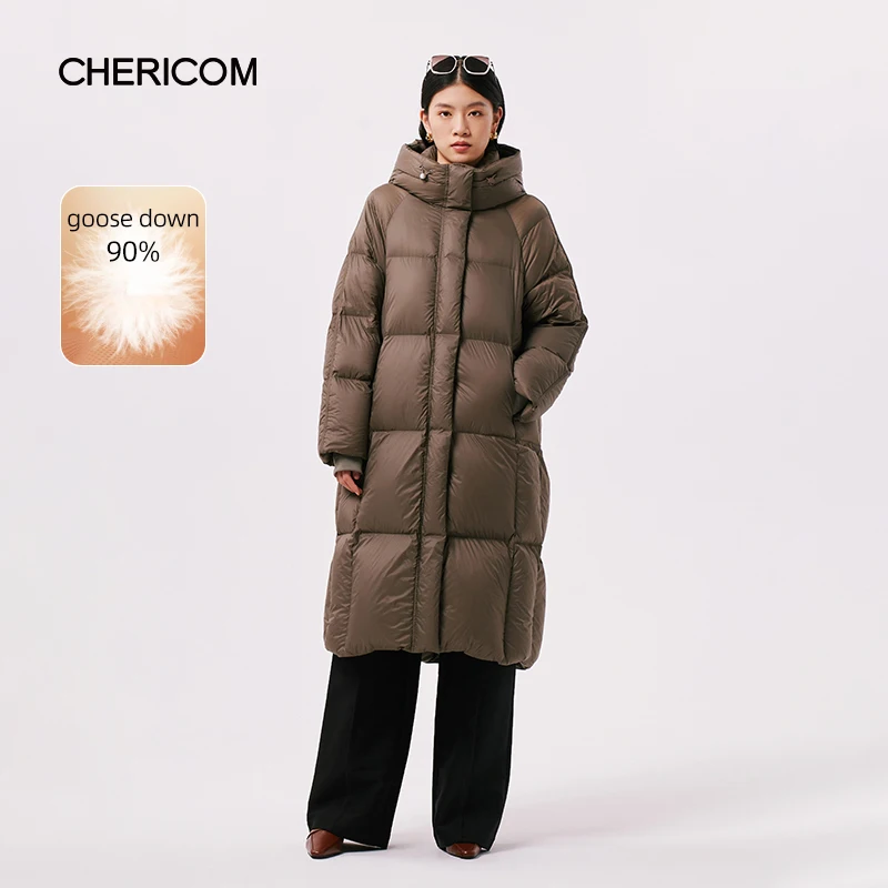 Chericom французский утепленный теплый пуховик длиной до колена, женское зимнее однотонное модное пальто с капюшоном и длинными рукавами для пригородных поездок 299126
Chericom французский утепленный теплый пуховик длиной до колена, женское зимнее однотонное модное пальто с капюшоном и длинными рукавами для пригородных поездок 299126