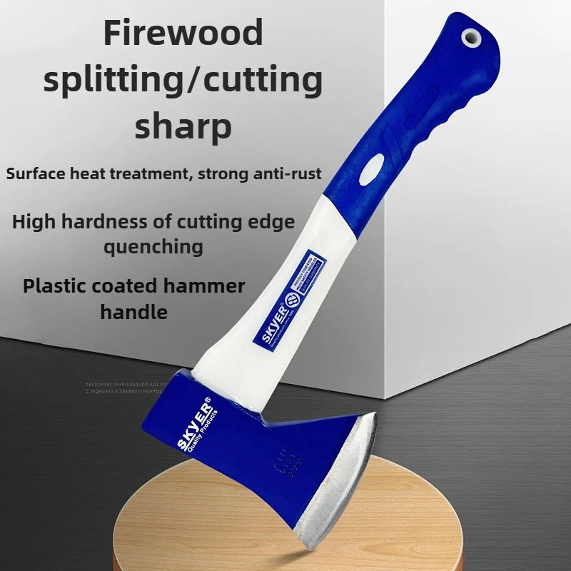 Outdoor Chopping Firewood Axe Plastic Coated Handle Carbon Steel Axe Logging Fire Mountain Ax Lumberjack Hatchet Hand Tools
Outdoor Chopping Firewood Axe Plastic Coated Handle Carbon Steel Axe Logging Fire Mountain Ax Lumberjack Hatchet Hand Tools