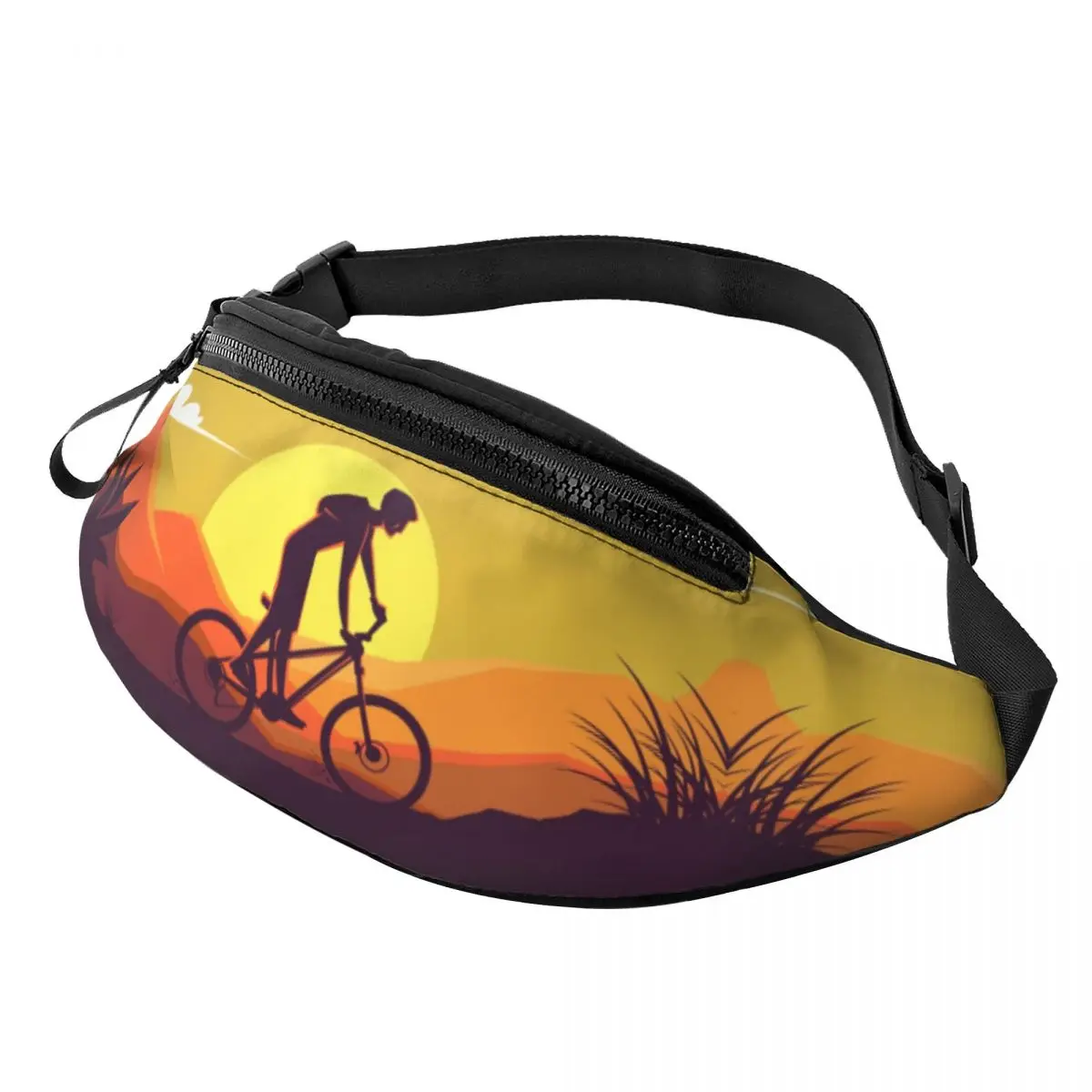 Custom Casual Sunset Mountain Bike Fanny Pack Women Men MTB Bicycle Biker Crossbody Waist Bag for Traveling Phone Money Pouch
Custom Casual Sunset Mountain Bike Fanny Pack Women Men MTB Bicycle Biker Crossbody Waist Bag for Traveling Phone Money Pouch
