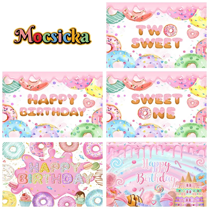 Mocsicka Sweet Girl Birthday Party Photography Background Egg Dessert Ice Cream Pink Backdrop Cake Smash Kids Banner Studio
Mocsicka Sweet Girl Birthday Party Photography Background Egg Dessert Ice Cream Pink Backdrop Cake Smash Kids Banner Studio