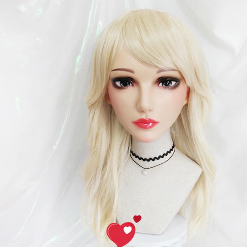 (Sha-04)Female Sweet Girl Resin Half Head Kigurumi BJD Eyes Crossdress Cosplay Japanese Anime Role Lolita Mask With Eyes And Wig
(Sha-04)Female Sweet Girl Resin Half Head Kigurumi BJD Eyes Crossdress Cosplay Japanese Anime Role Lolita Mask With Eyes And Wig