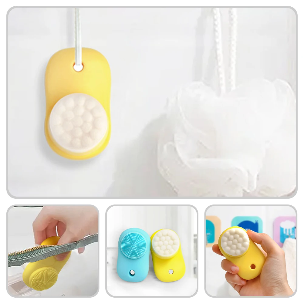 2pcs Silicone Facial Brush Deep Clean Exfoliator Double Side Gentle Skin Cleanser Travel Face Washing Tool Skincare Tool
2pcs Silicone Facial Brush Deep Clean Exfoliator Double Side Gentle Skin Cleanser Travel Face Washing Tool Skincare Tool