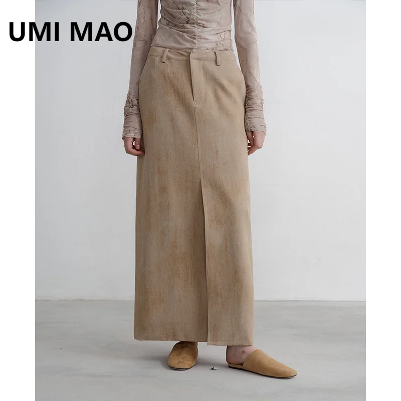 UMI MAO Abandoned Soil Style Blended Split Half Length Skirt Japanese High Waist Straight Tube A-line Skirts Femme Y2K
UMI MAO Abandoned Soil Style Blended Split Half Length Skirt Japanese High Waist Straight Tube A-line Skirts Femme Y2K