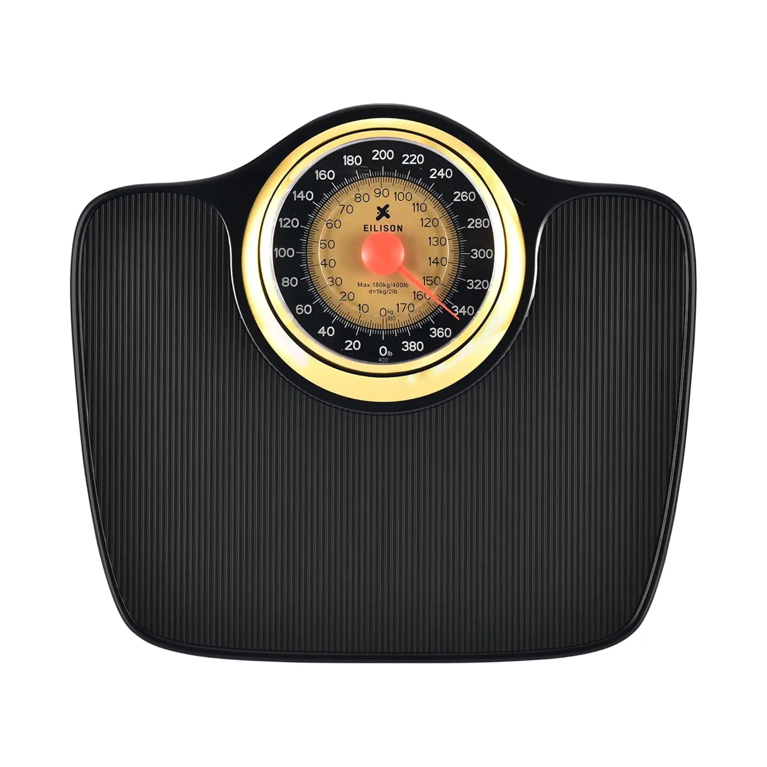 Mechanical Bathroom Scale for Home Use, Easy Read Analog Weight Scale with Large Dial Display in lb/kg, 400lb Capacity, Non-Slip Surface
Mechanical Bathroom Scale for Home Use, Easy Read Analog Weight Scale with Large Dial Display in lb/kg, 400lb Capacity, Non-Slip Surface