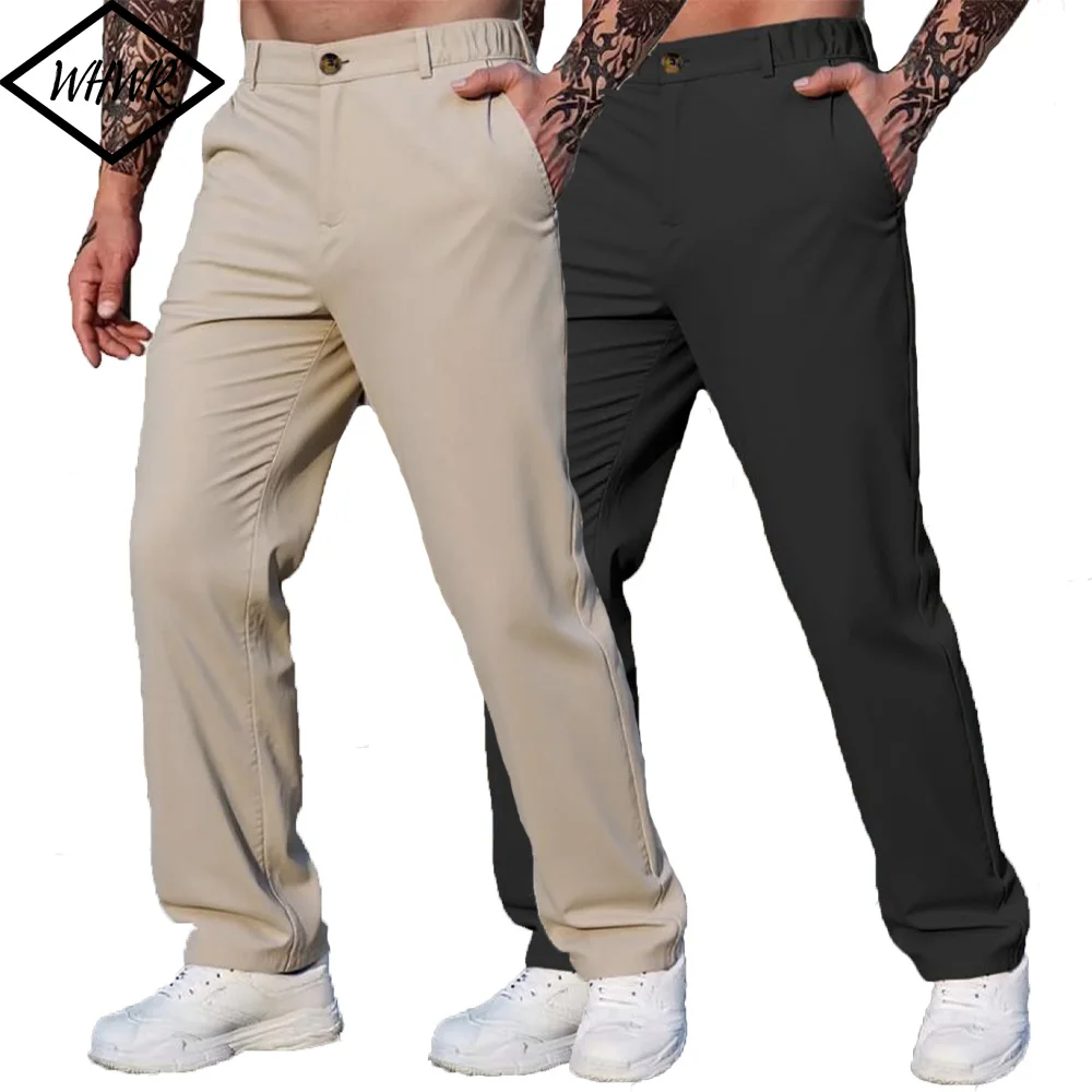 Spring Summer Men's Pants Thin Straight Pants Outdoor Hiking Quick Dry Casual Pants Korean Loose Simple Solid Color Long Pant
Spring Summer Men's Pants Thin Straight Pants Outdoor Hiking Quick Dry Casual Pants Korean Loose Simple Solid Color Long Pant