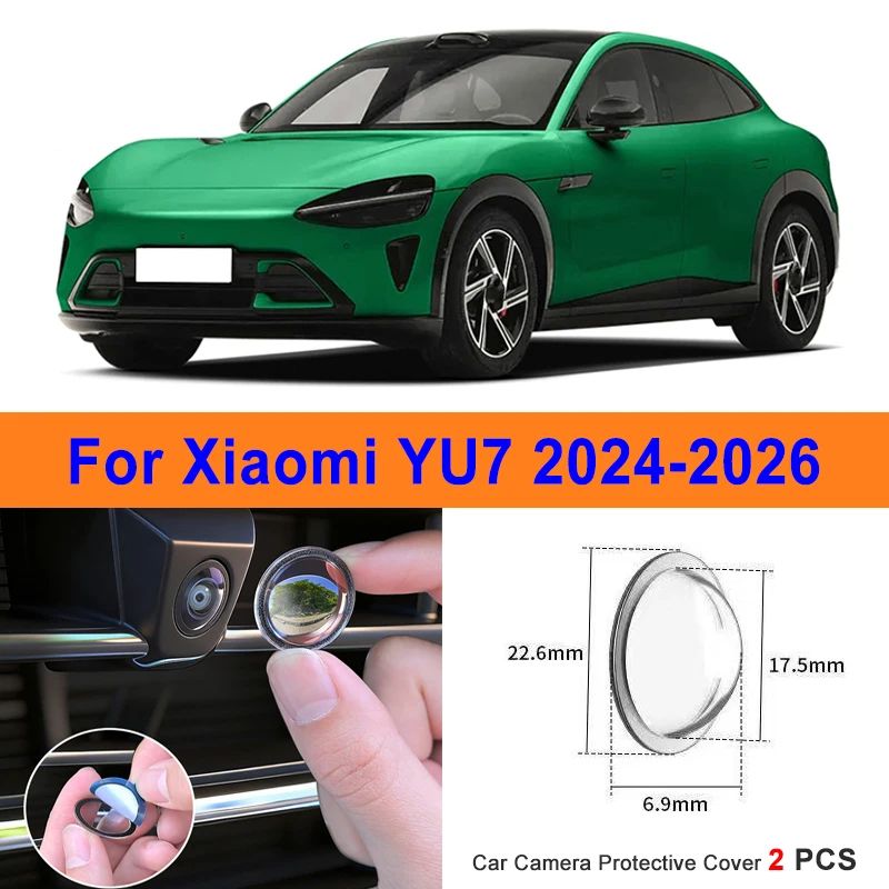 360 Reverse Image Car Camera Cover Anti-Scratch PC Lens Protector Stickers For Xiaomi YU7 2024-2026 2Pcs
360 Reverse Image Car Camera Cover Anti-Scratch PC Lens Protector Stickers For Xiaomi YU7 2024-2026 2Pcs