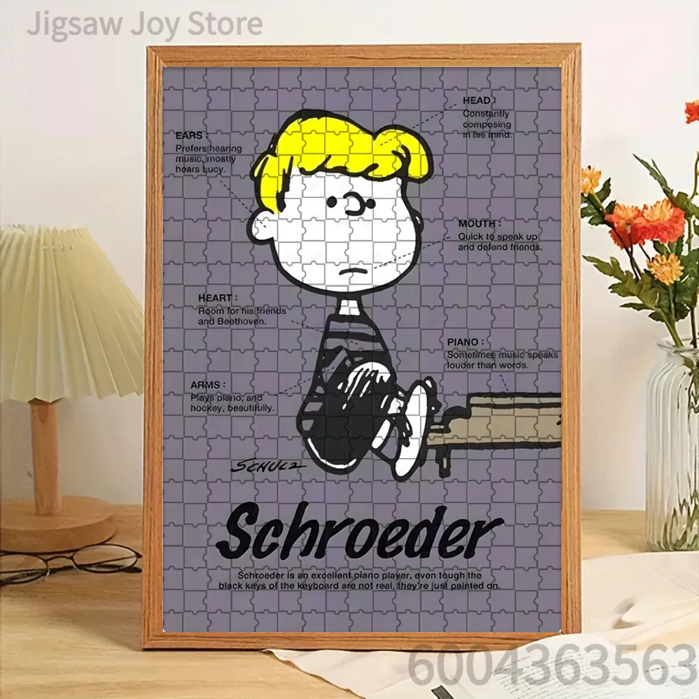 Paper Jigsaw Puzzle Peanuts Schroeder Character Diagram with Piano Gray Background Artwork Brain Teaser
Paper Jigsaw Puzzle Peanuts Schroeder Character Diagram with Piano Gray Background Artwork Brain Teaser