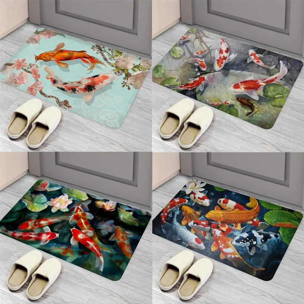 Koi Fish Floor Mat Entrance Door Mat Nordic Style Home Doormat Bathroom-Toilet Mats Bedroom Hotel Decor Mat
Koi Fish Floor Mat Entrance Door Mat Nordic Style Home Doormat Bathroom-Toilet Mats Bedroom Hotel Decor Mat