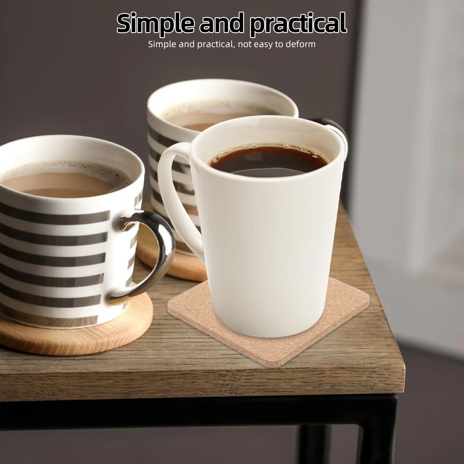 12Pcs Square Cork Coasters Protective Mats for Pots Plants and Hot Dishes Cork Coasters for Drinks Drink Coaster
12Pcs Square Cork Coasters Protective Mats for Pots Plants and Hot Dishes Cork Coasters for Drinks Drink Coaster