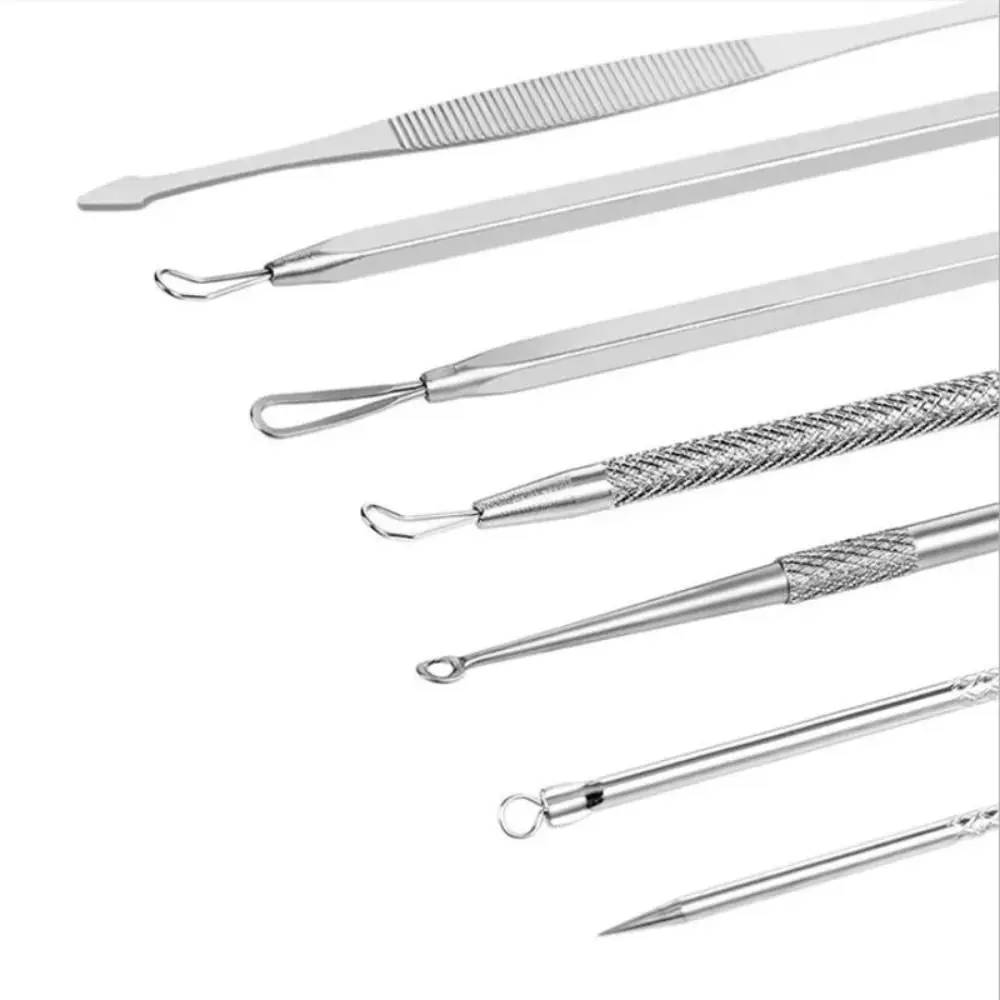 Stainless Steel Blackhead Remover Tool Silver Black Spots Needles Pore Cleanser Vacuum Technology Blemish Removal
Stainless Steel Blackhead Remover Tool Silver Black Spots Needles Pore Cleanser Vacuum Technology Blemish Removal